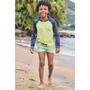 Imagem de Conjunto de Camiseta e Sunga em Malha UV Dry com Proteção UV 50+  LucBoo