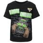 Imagem de Conjunto de camisetas de manga curta e shorts esportivos Monster Jam Trucks para meninos, 3T