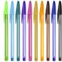 Imagem de conjunto de canetas coloridas 10 cores bic cores vivas 1.2 mm pronta entrega