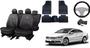 Imagem de Conjunto de Capa de Couro Passat 12-20 + Tapete Personalizado + Capa de Volante Elegante