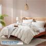 Imagem de Conjunto de capa de edredom Nestl Off White Queen Size Soft Double Brushed