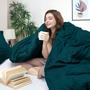 Imagem de Conjunto de capa de edredom Utopia Bedding King Size com 2 fronhas
