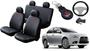 Imagem de Conjunto de Capa Lancer GT 2010 a 2019 + Chaveiro + Capa de Volante: Interior com Estilo