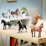 Imagem de Conjunto de Cavalos Detalhados - 6 peças Miniatura 3+