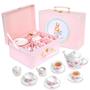 Imagem de Conjunto de chá Jewelkeeper Porcelain para meninas de 3 anos ou mais - 13 peças