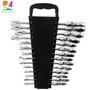 Imagem de Conjunto De Chave De Catraca Com Cabeça Flexível De 180 Graus 72 Dentes Métrico Aço Cr-V Resistente