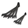 Imagem de Conjunto de chaves Crescent X6 Black Oxide Spline Open End Ratcheting