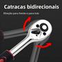 Imagem de Conjunto de Chaves de Catraca 1/2", 1/4" e 3/8" - Para Reparo Automotivo