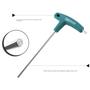 Imagem de Conjunto de Chaves Hexagonais em Forma de T (1,5-10mm) - Kit com Chave de Fenda