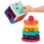 Imagem de Conjunto de Classificação Sensorial Battat Sort & Stack Combo - 17 Peças (2+)