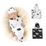 Imagem de Conjunto de Cobertores Swaddle Galabloomer para Recém-Nascido - Com Gorro