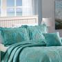 Imagem de Conjunto de Colcha King Size Home Soft Things Damask Teal