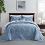 Imagem de Conjunto de Colchas CHIXIN King Size Oversize - Azul