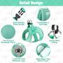 Imagem de Conjunto de coleiras e coleiras para cães BEAUTYZOO Step in No Pull Teal XS