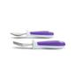 Imagem de Conjunto De Colher E Garfo Inox Roxo - Munchkin