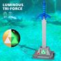 Imagem de Conjunto de Construção AOBiksey Master Sword com Triforce Luminosa - 6+ Anos