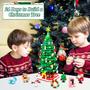 Imagem de Conjunto de Construção de Árvore de Natal com Calendário do Advento 2024 - LED 1025P