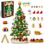 Imagem de Conjunto de Construção de Árvore de Natal Tweandar com Calendário do Advento e Luzes