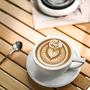 Imagem de Conjunto De Copo De Café De Cerâmica 280ml Com Colher De Pires MHW-3BOMBER Para Latte Expresso Chá