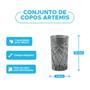 Imagem de Conjunto De Copos Artemis Cinza 360Ml 6 Peças