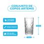 Imagem de Conjunto de Copos Artemis Transparente 360ml 6 Peças