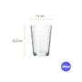 Imagem de Conjunto De Copos Ginga 265ml Ideal Para O Dia A Dia 6 Unidades Nadir