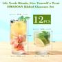 Imagem de Conjunto de copos ISMASOAN Ribbed 12 Highball 360 mL e 12 Rock 210 ml