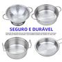 Imagem de Conjunto De Cozinha Infantil Fingir Panelas Mini Utensílios De Cozinha De Aço Inoxidável Brinquedos