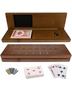 Imagem de Conjunto de cribbage Board WE Games com cartas de baralho e pinos