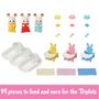 Imagem de Conjunto de Cuidados Calico Critters Triplets - Playset Dollhouse com Acessórios