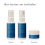 Imagem de Conjunto de cuidados com a pele Bioelements 3-Step Mini Starter Dry Skin