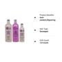 Imagem de Conjunto de cuidados com o cabelo APhogee Shampoo, condicionador e reconstrutor