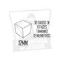 Imagem de Conjunto de Dados Central Dices - D6 - Marrom e Branco