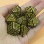 Imagem de Conjunto de Dados Poliedricos MND Multifacetados (35 Peças) - D4, D6, D8, D10, D12, D20 para Jogos