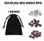 Imagem de Conjunto De Dados Rpg De Mesa - Marmorizadoul/Laranja