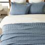 Imagem de Conjunto de edredões EVERGRACEHOME Stonewashed Cotton King com 2 capas