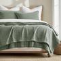Imagem de Conjunto de edredões EVERGRACEHOME Stonewashed Cotton Queen com 2 capas