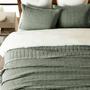 Imagem de Conjunto de edredões EVERGRACEHOME Stonewashed Cotton Queen com 2 capas