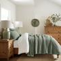Imagem de Conjunto de edredões EVERGRACEHOME Stonewashed Cotton Queen com 2 capas