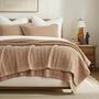 Imagem de Conjunto de edredões EVERGRACEHOME Stonewashed Cotton Queen com 2 capas