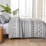 Imagem de Conjunto de edredões Goodidea Boho Queen Size Grey com 2 fronhas