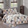 Imagem de Conjunto de edredões Jessy Home Plaid Queen Size