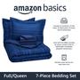 Imagem de Conjunto de Edredom Amazon Basics 7 Peças - Microfibra Leve
