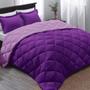 Imagem de Conjunto de edredom Basic Beyond Purple Twin com Sham, 2 peças