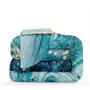 Imagem de Conjunto de edredom Bedbay Blue Turquoise Marble Queen Size