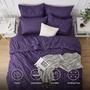 Imagem de Conjunto de edredom Bedsure Full Size, 7 peças, roxo GentleSoft
