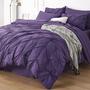 Imagem de Conjunto de edredom Bedsure Full Size, 7 peças, roxo GentleSoft