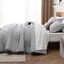 Imagem de Conjunto de Edredom Bedsure King Size Cinza - Para Todas as Estações