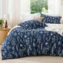 Imagem de Conjunto de edredom Bedsure Queen Navy com 1 edredom e 2 fronhas