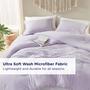 Imagem de Conjunto de edredom Codi Lavender Purple Full/Queen com 1 edredom e 2 fronhas